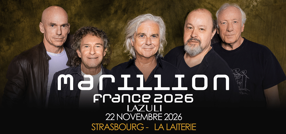Marillion en concert à La Laiterie le Dim 22 nov