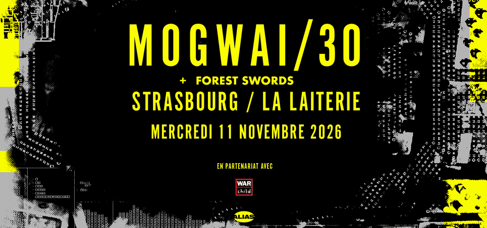 Mogwai en concert à La Laiterie le Mer 11 nov