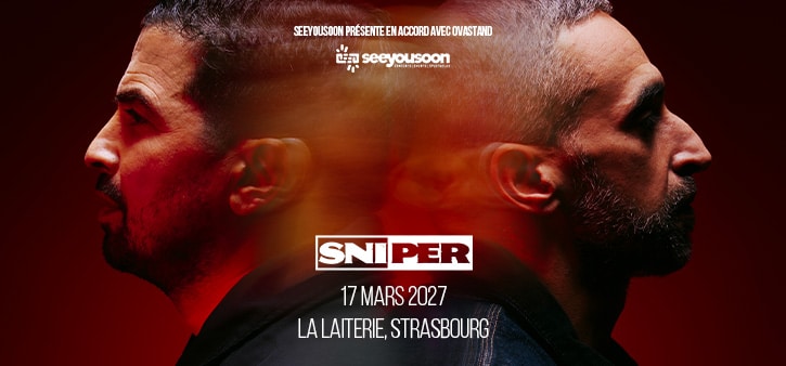 Affiche Sniper en concert à La Laiterie