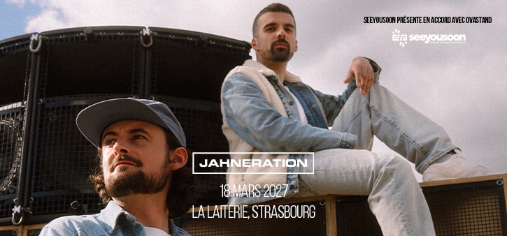 Affiche Jahneration en concert à La Laiterie