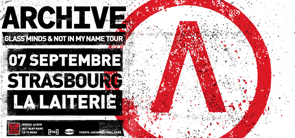 Affiche Archive en concert à La Laiterie