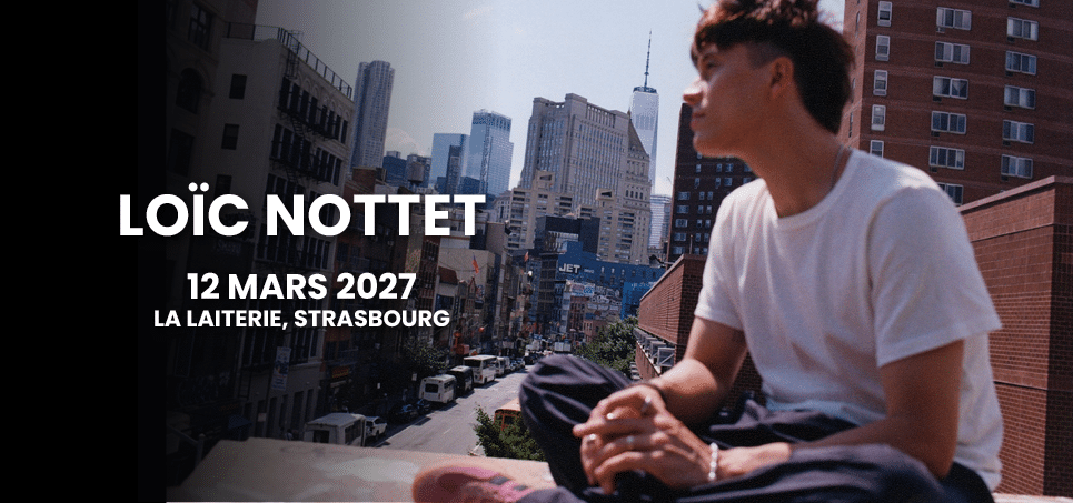 Affiche Loïc Nottet en concert à La Laiterie