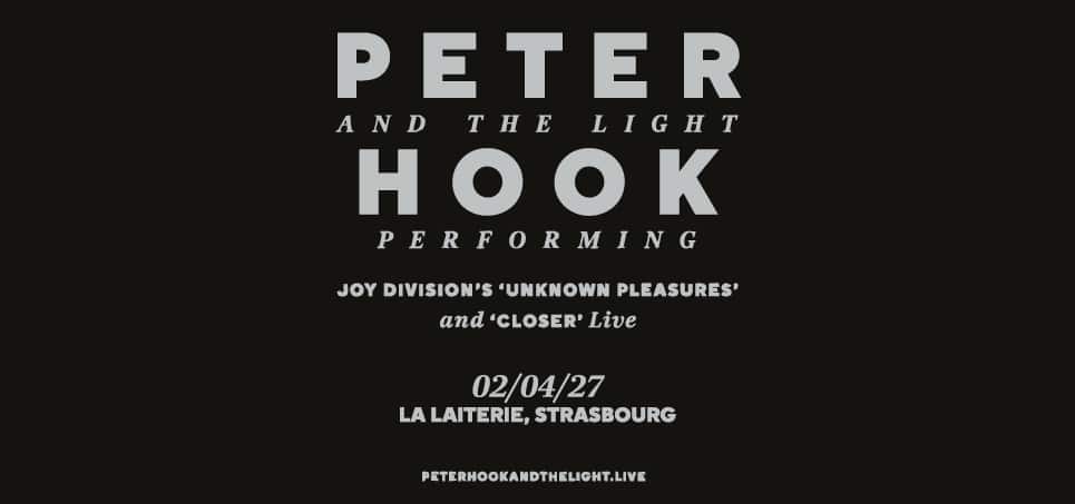 Affiche Peter Hook & The Light en concert à La Laiterie