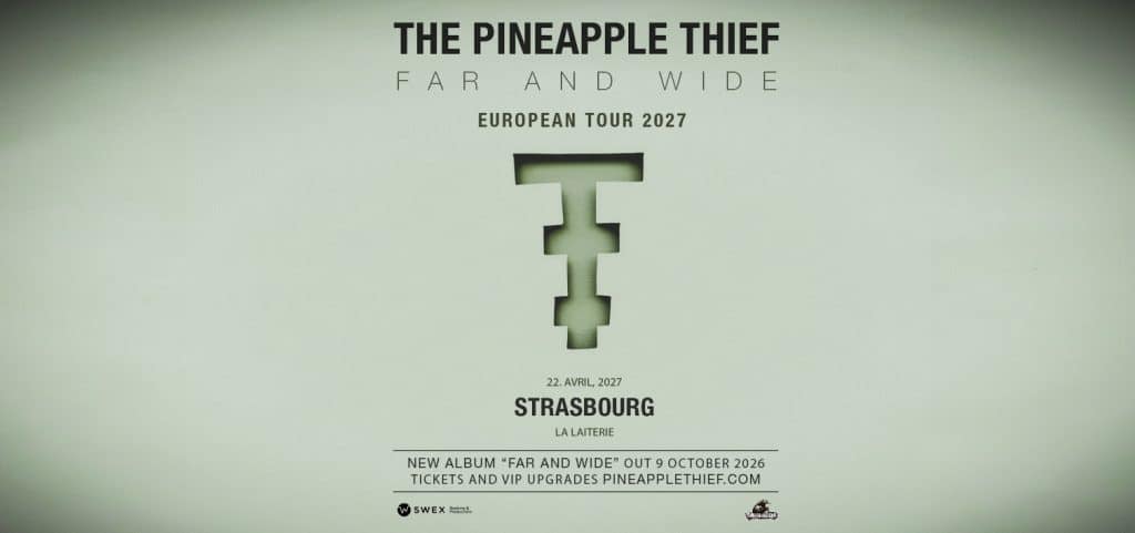 Affiche The Pineapple Thief en concert à La Laiterie