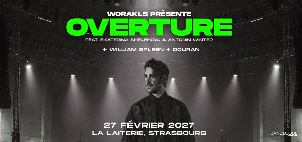 Affiche Worakls Présente Overture en concert à La Laiterie